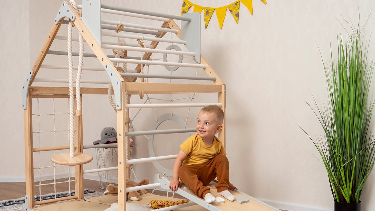 scandi kids wooden play house