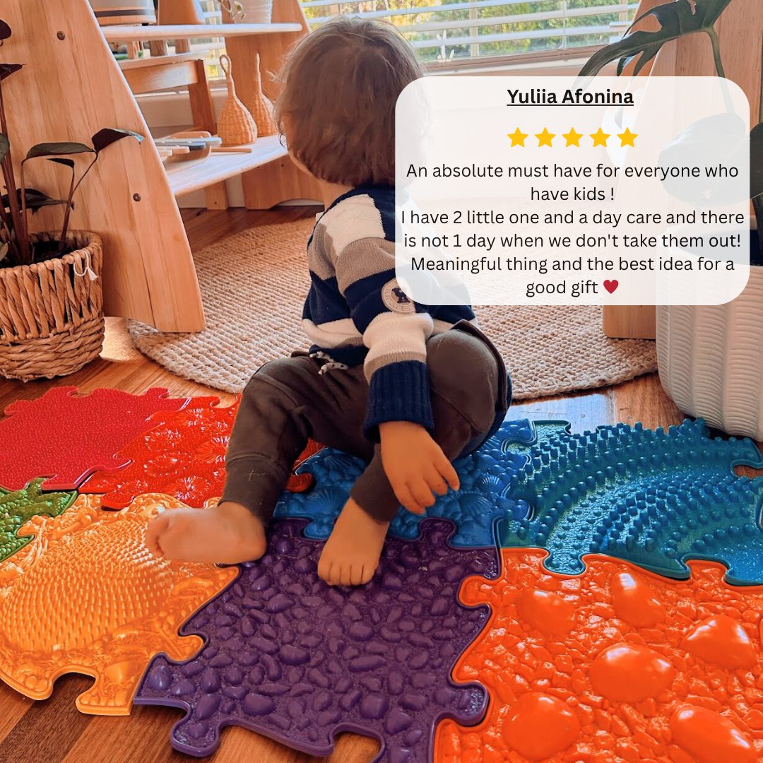 Textured play mats for children’s sensory development by Tinnitots – Aussie brand.