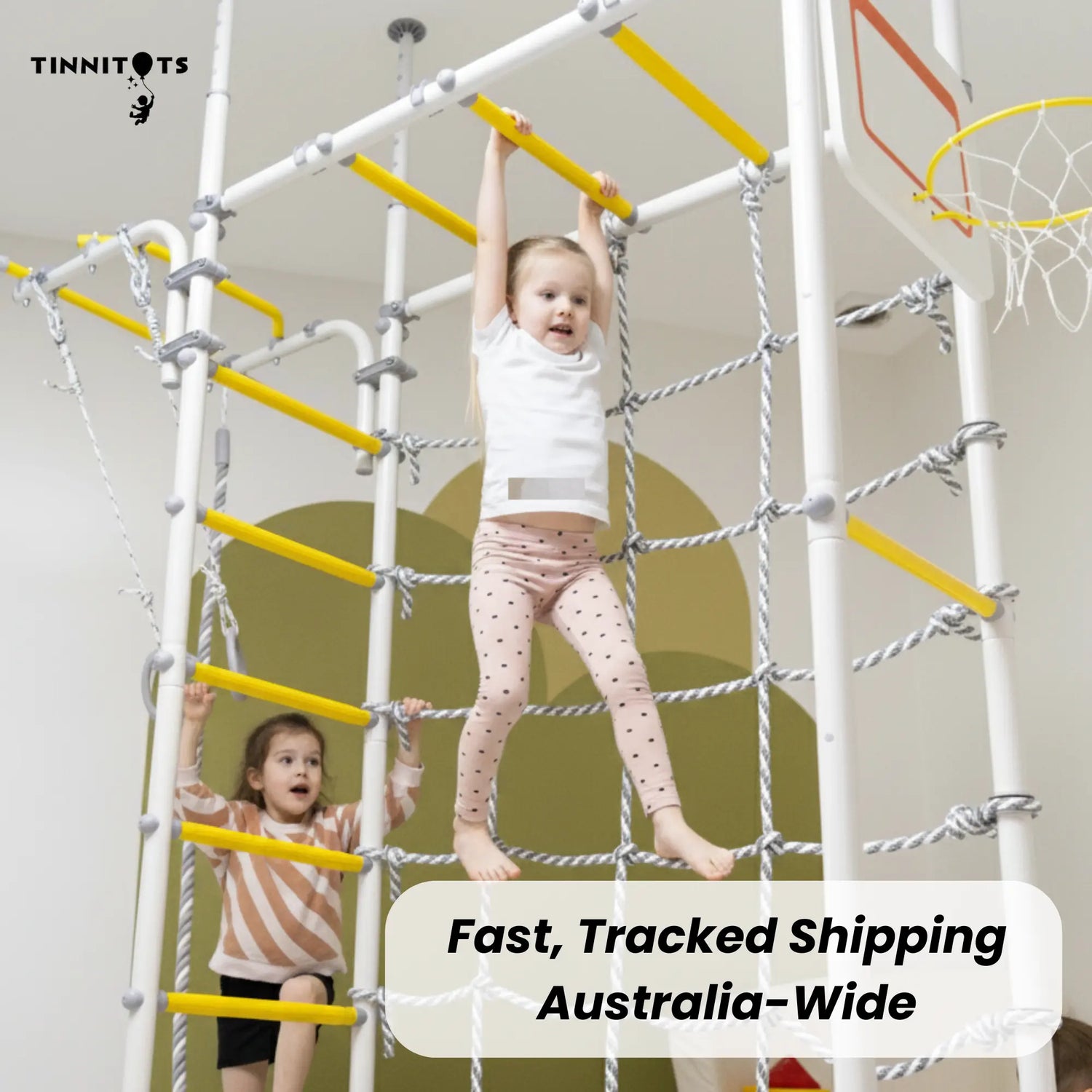 Tinnitots indoor monkey bars and sensory toys — fast shipping across Australia