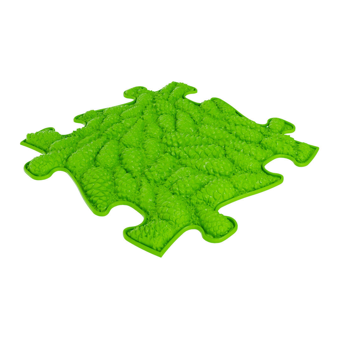 Pinecone textured green colour sensory mats