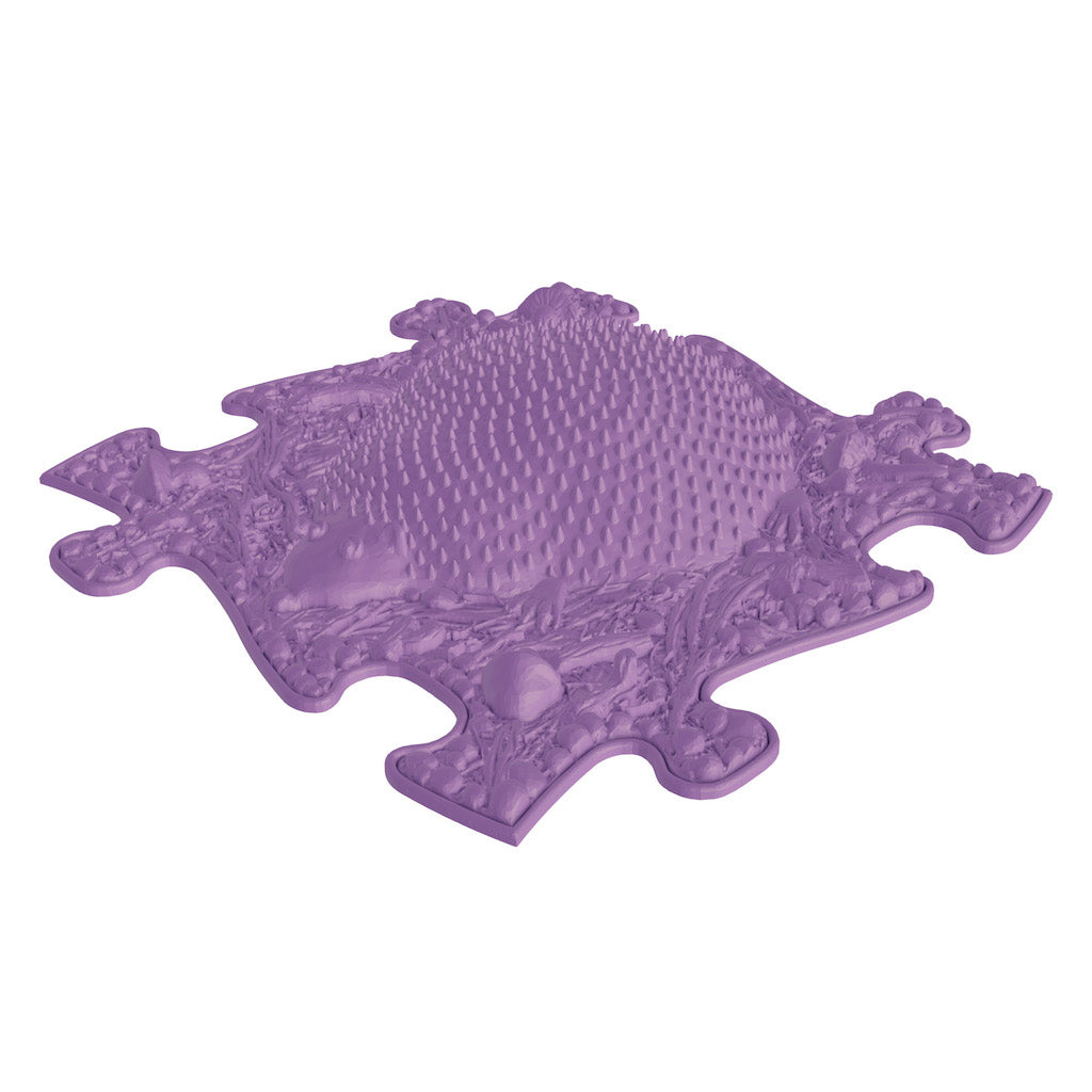 A violet colour hedgehog firm sensory mat