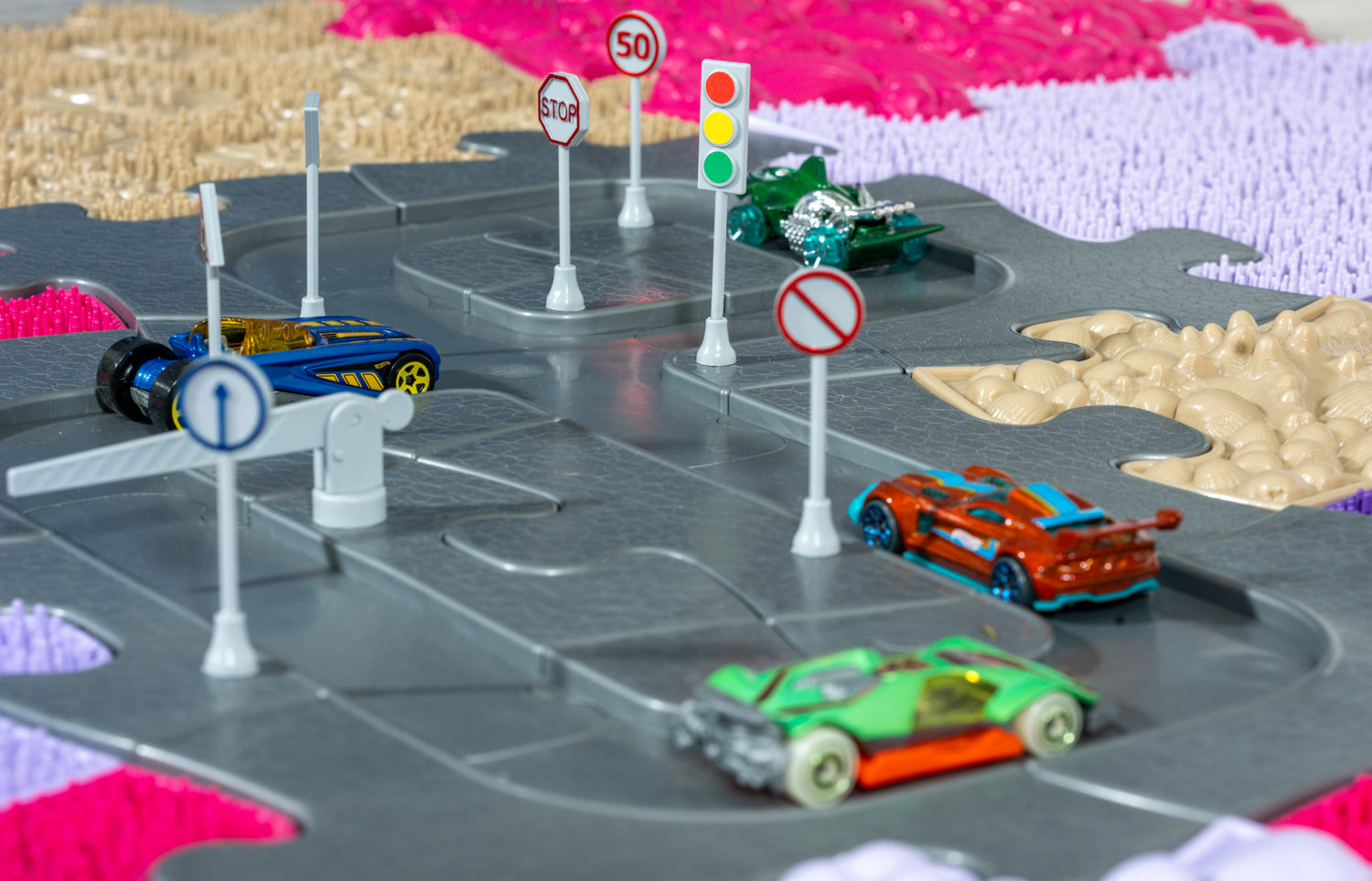 Mario race car track for kids
