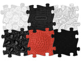 Muffik's Tots Vision Black and White High Contrast Sensory play mat set.