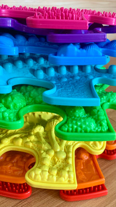 Sensory tactile floor mats