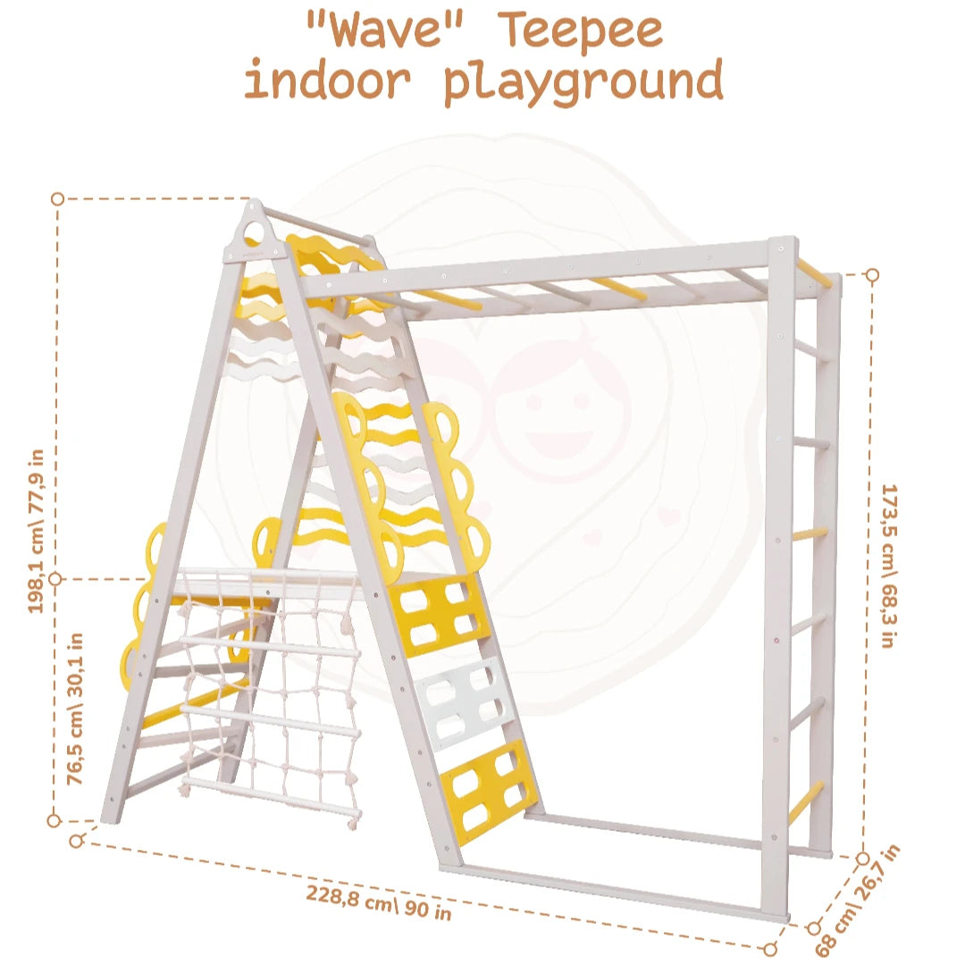 FREE STANDING AND ADJUSTABLE MONKEY BARS