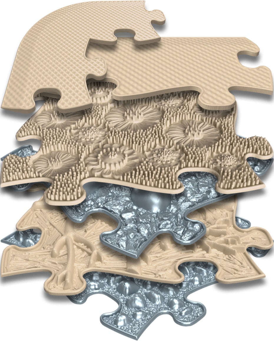 Sensory playmat set for entire family