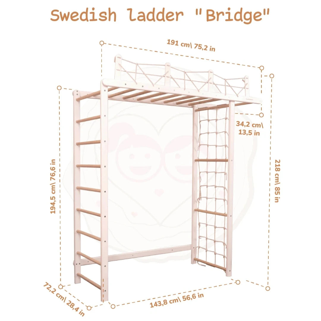 Swedish Indoor Monkey Bar Ladder