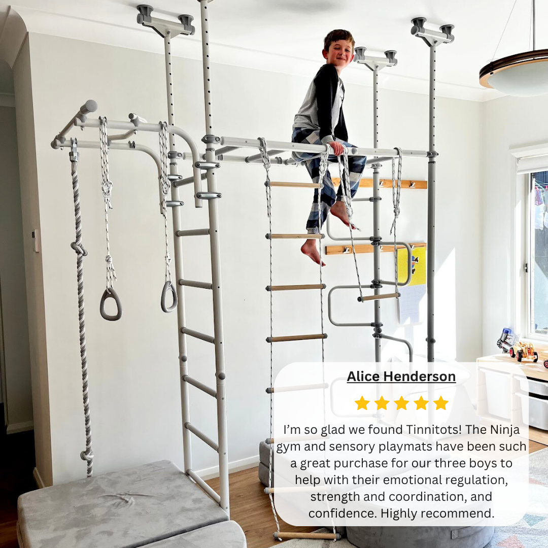 Tinnitots Indoor monkey bars for kids’ balance and motor skills – Australia