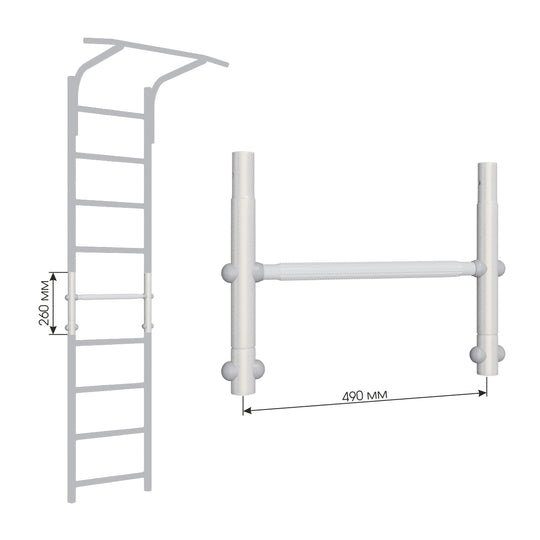 Height Extention Height Extension Kit - No Drill | Monkey Bars Accessories – TINNITOTS