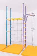 Load image into Gallery viewer, Safe play gym designed for rental homes and clinics, requires no drilling.
