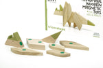 Load image into Gallery viewer, Dinosaur-toys-wooden-triceratops
