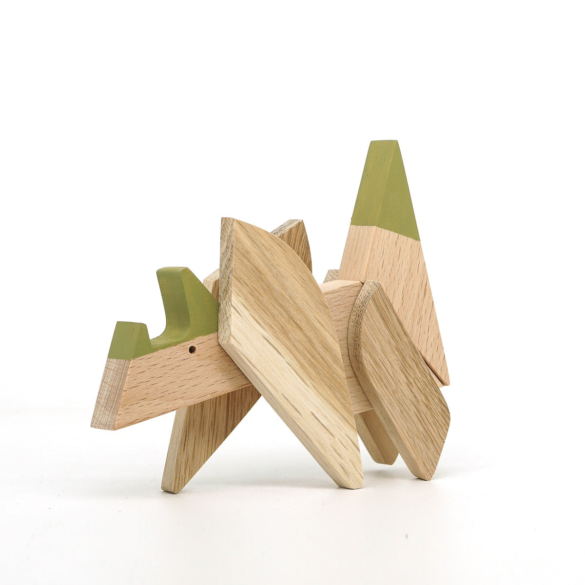 Wooden Magnetic - Triceratops Puzzle Toy