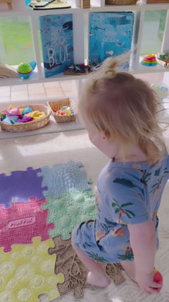 toddler padded sensory playmats pastel Muffik