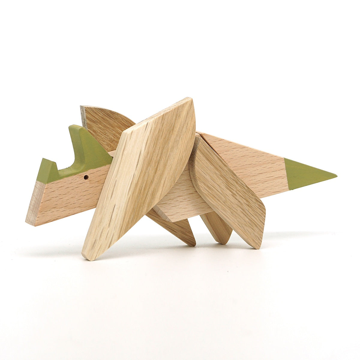 Wooden Magnetic - Triceratops Puzzle Toy