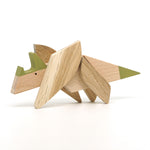Load image into Gallery viewer, Wooden Magnetic - Triceratops Puzzle Toy
