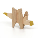 Load image into Gallery viewer, magnetic-wooden-stegosaurus
