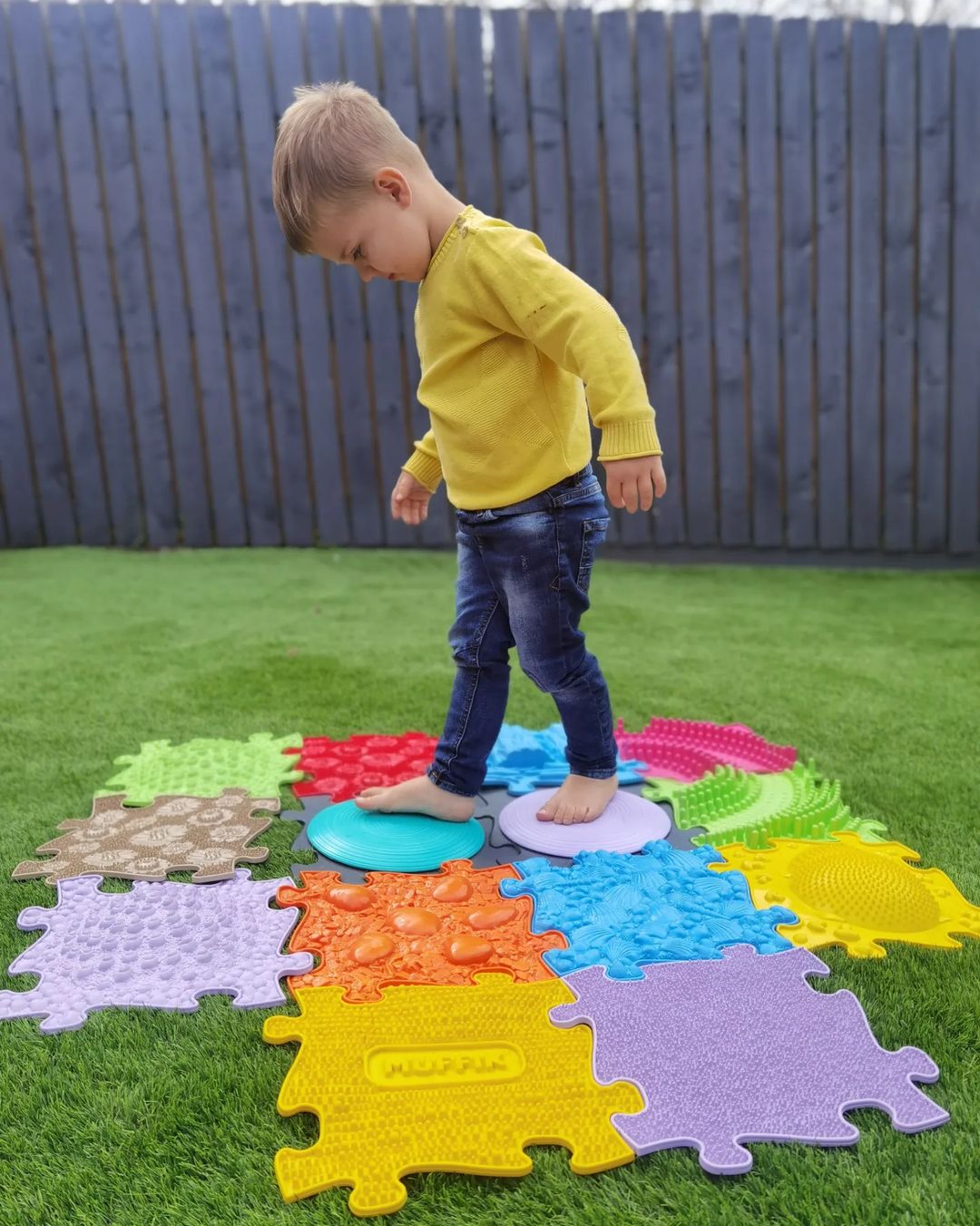 Spining discs , add this to our sensory mats for added fun