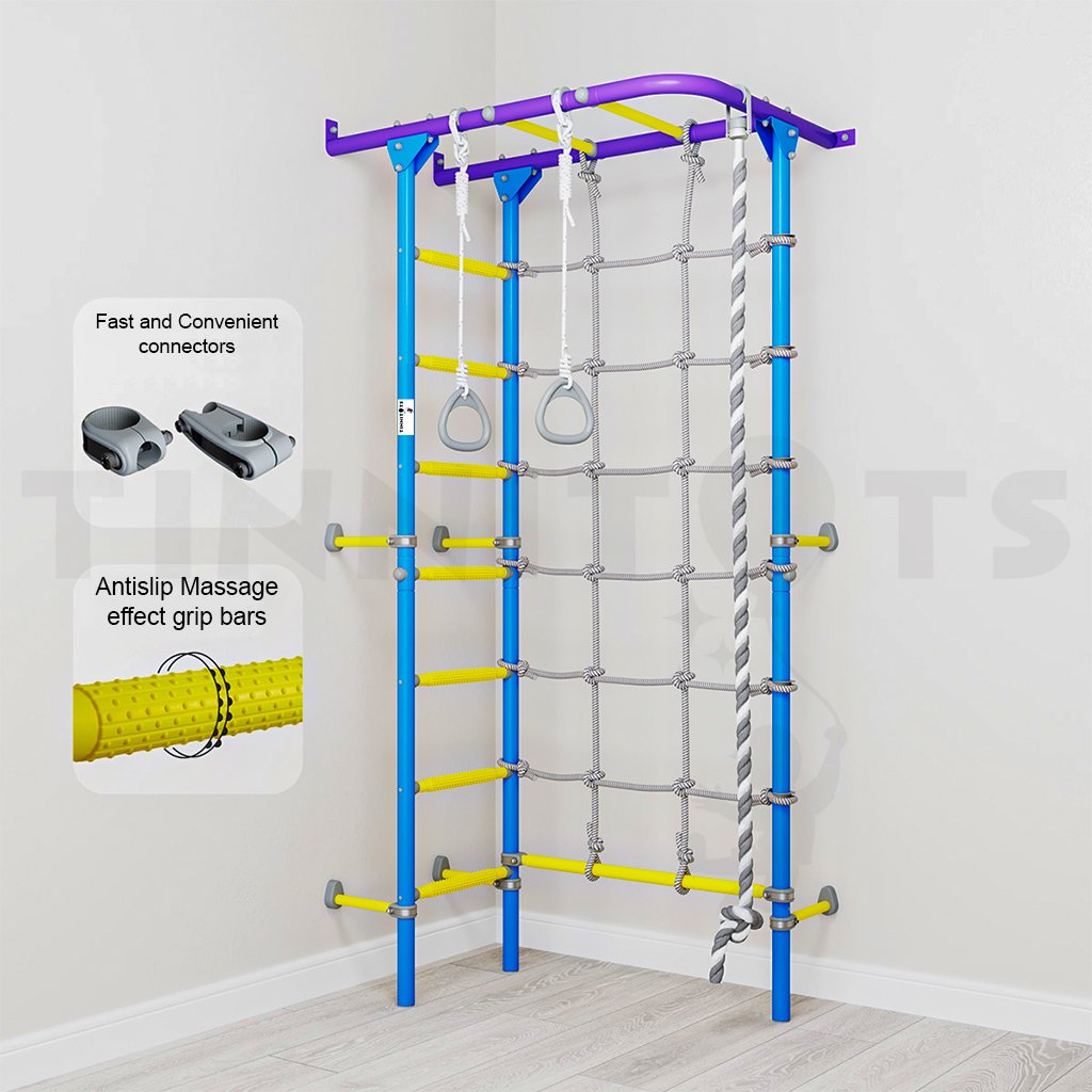 Wall mounted climbing frames for children, playtherapy, paediatrics, occupational therapy centres  by Tinnitots