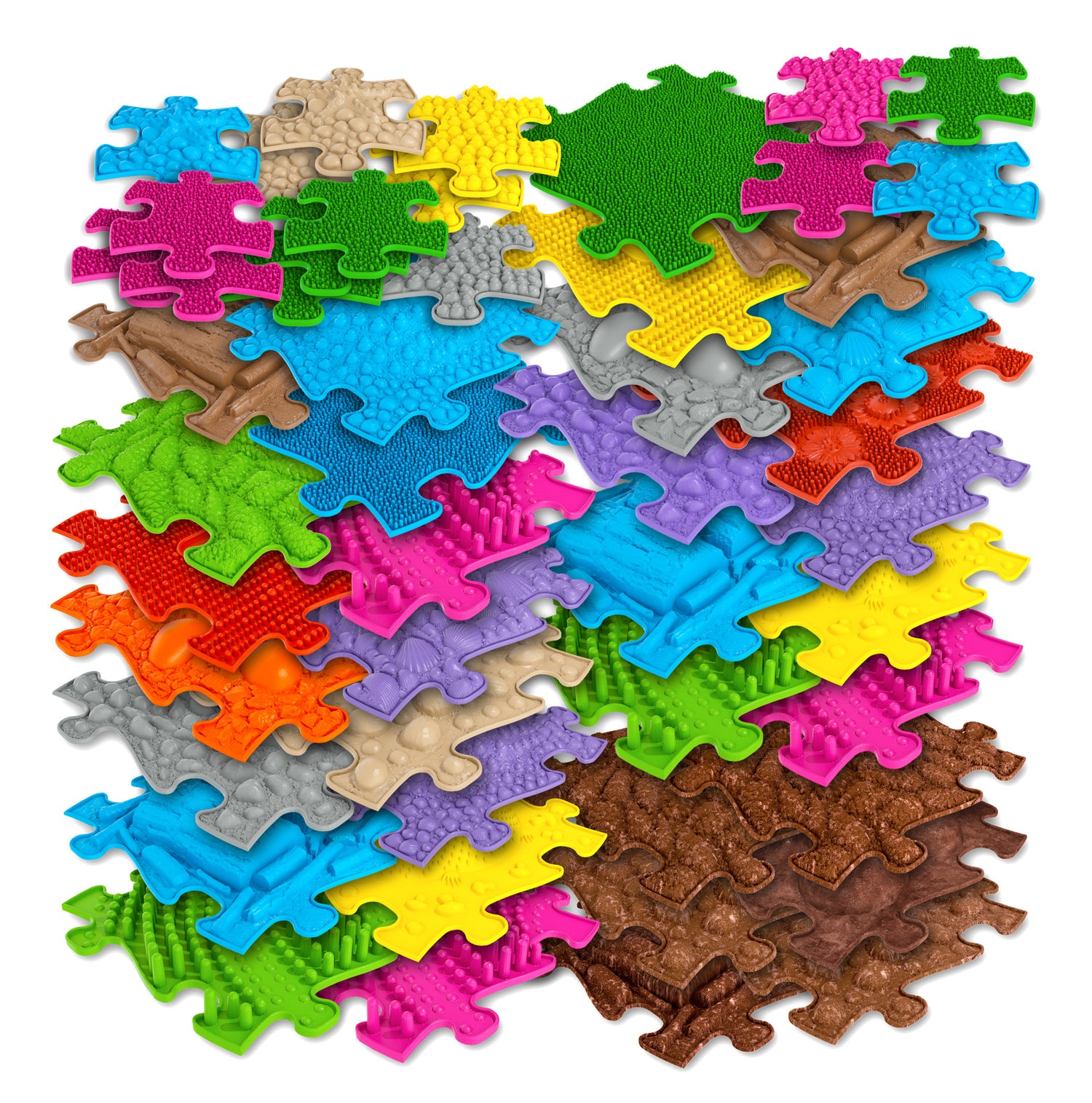 Sensory floor tiles for kindergarten 