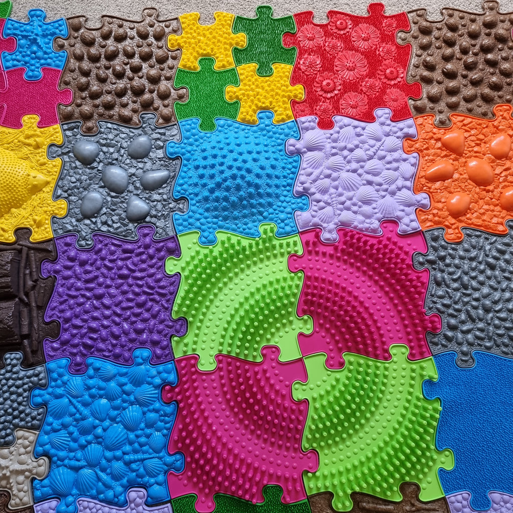 Muffik Diamond Sensory Play Mats - 49 Piece Set – TINNITOTS