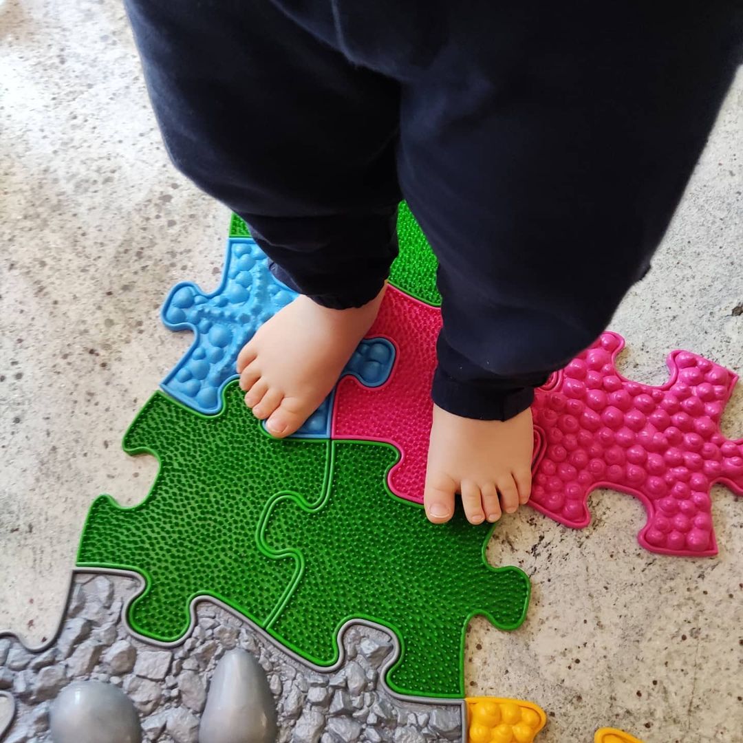 Sensory foot health play mats