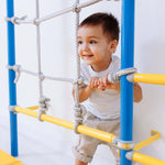 Load image into Gallery viewer, Tinnitots Monkey Bars play gym school playground designs are modular, allowing the monkey bars and equipment to be height adjustable.  They’ve been installed in early childhood, primary and secondary schools around Australia.
