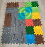 Load image into Gallery viewer, Muffik Snake Sensory Playmat Set - Extended
