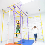 Load image into Gallery viewer, kids playing on monkey bars with sensory swings by Tinnitots
