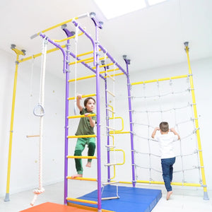 Ninja home play gym set for a complete family fun play at home