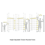 Load image into Gallery viewer, HEIGHT ADJUSTABLE MODULAR HOME PLAY GYMS FOR KIDS
