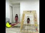 Load and play video in Gallery viewer, Wooden Indoor Pikler gym W3
